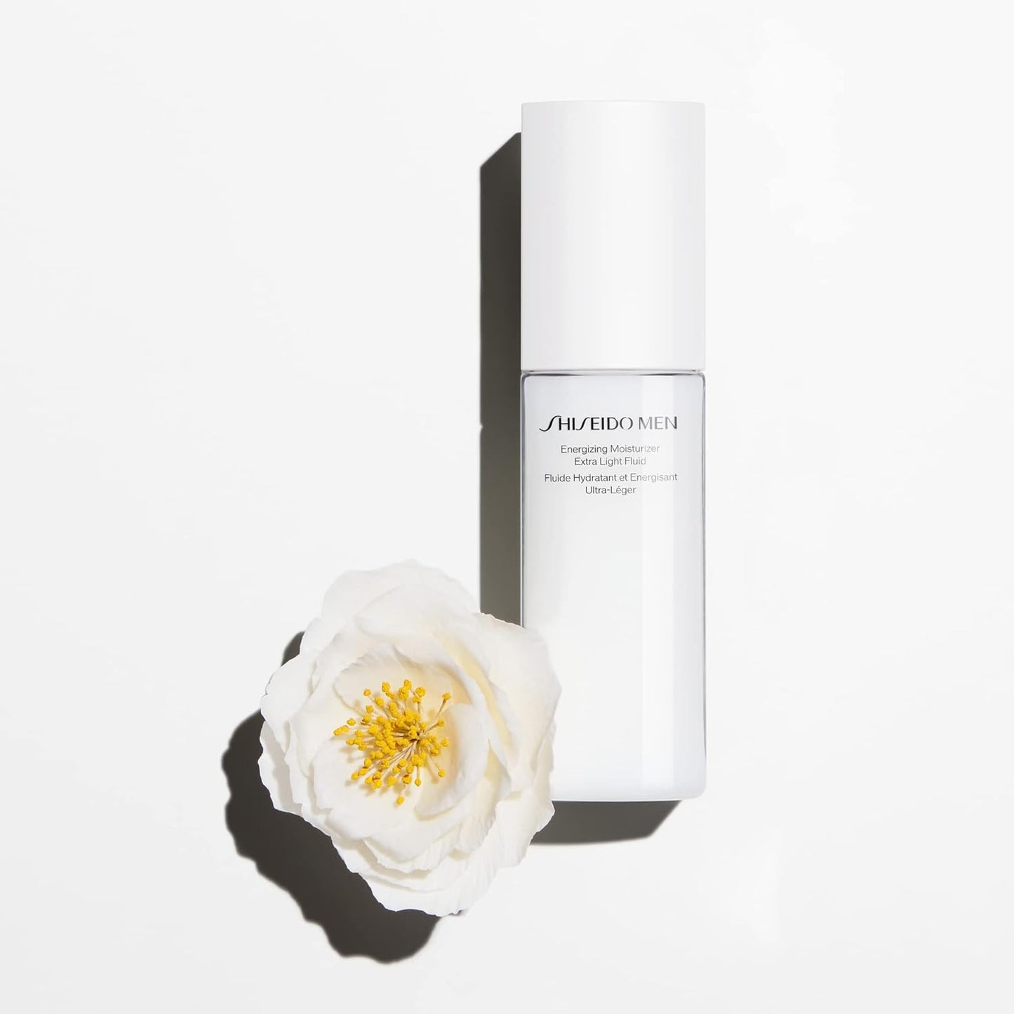 Shiseido Men Energizing Moisturizer Extra Light Fluid - 100 mL - Reduce the Look of Fine Lines, Dullness & Dry Skin - Non-Greasy, Extra-Light Texture