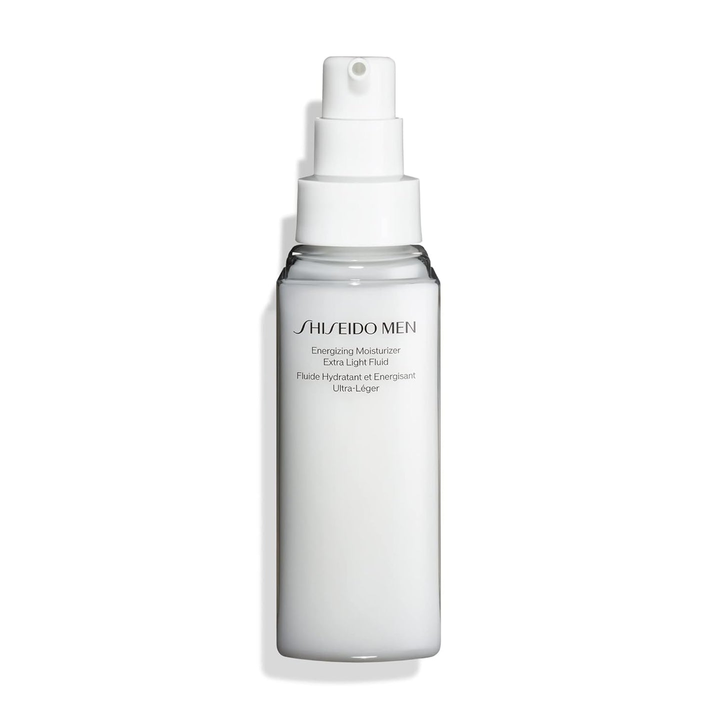 Shiseido Men Energizing Moisturizer Extra Light Fluid - 100 mL - Reduce the Look of Fine Lines, Dullness & Dry Skin - Non-Greasy, Extra-Light Texture
