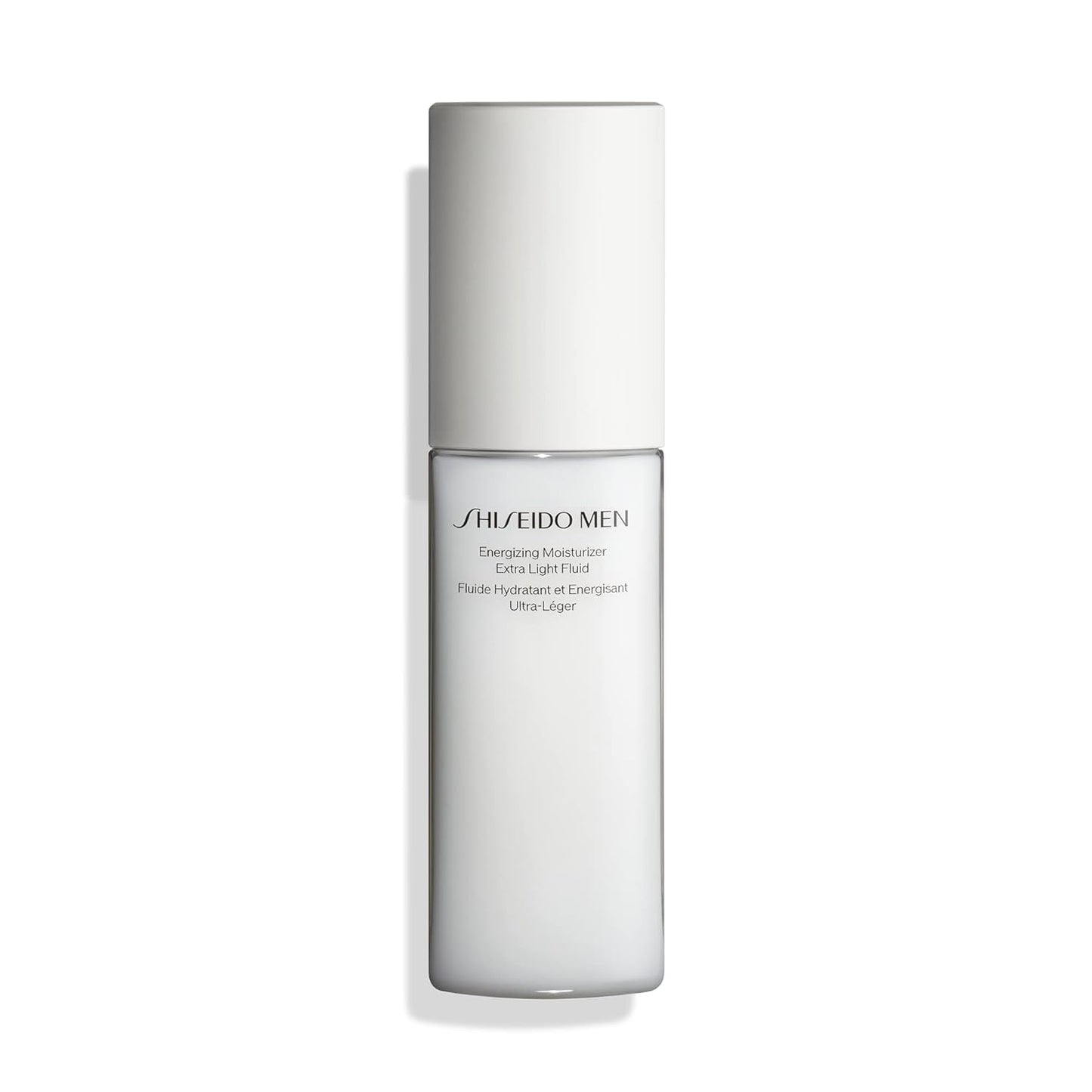 Shiseido Men Energizing Moisturizer Extra Light Fluid - 100 mL - Reduce the Look of Fine Lines, Dullness & Dry Skin - Non-Greasy, Extra-Light Texture