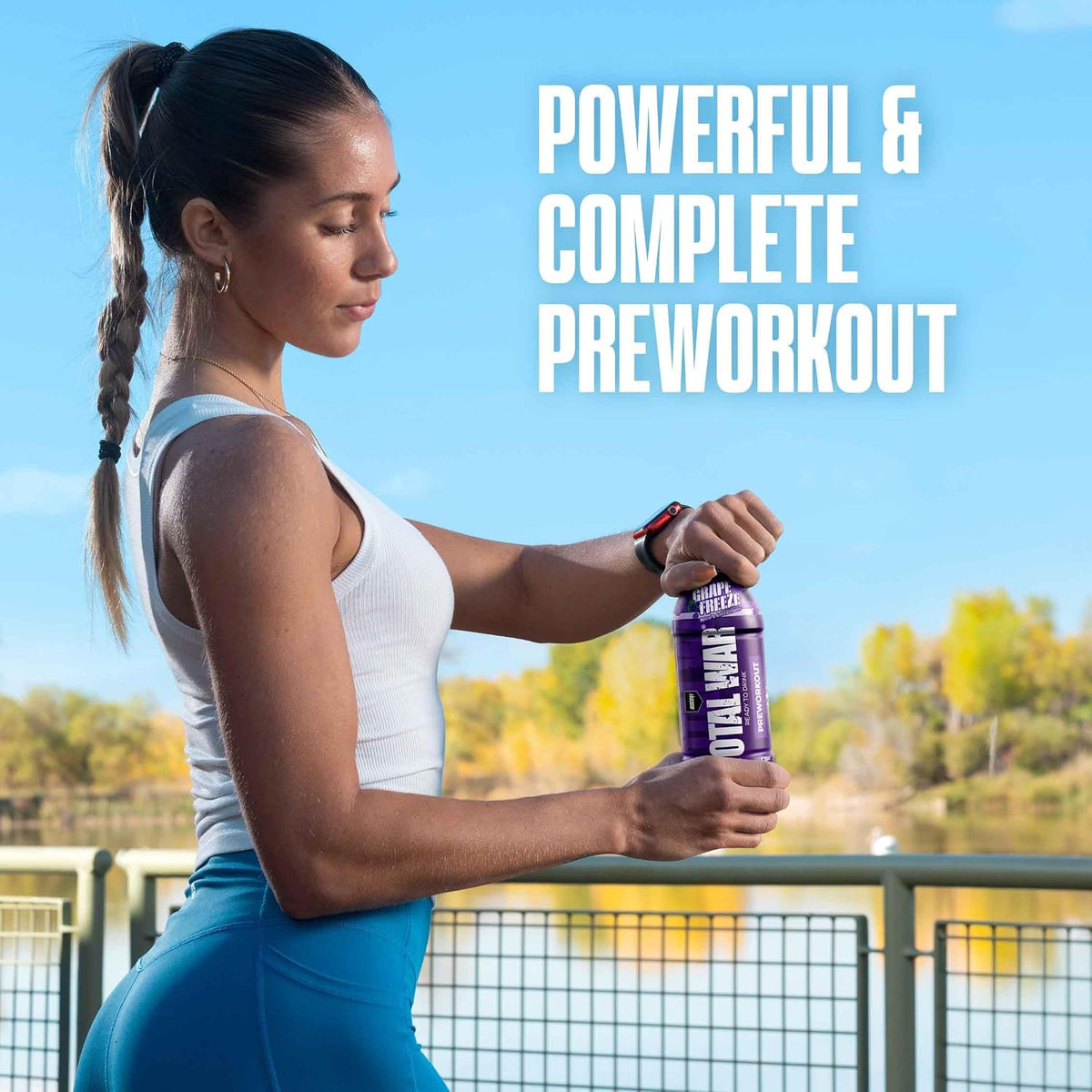 REDCON1 Total War Ready to Drink Pre Workout | Vice City | 365mg Caffeine + Citrulline Malate + Beta Alanine | Zero Sugar (12 Pack)