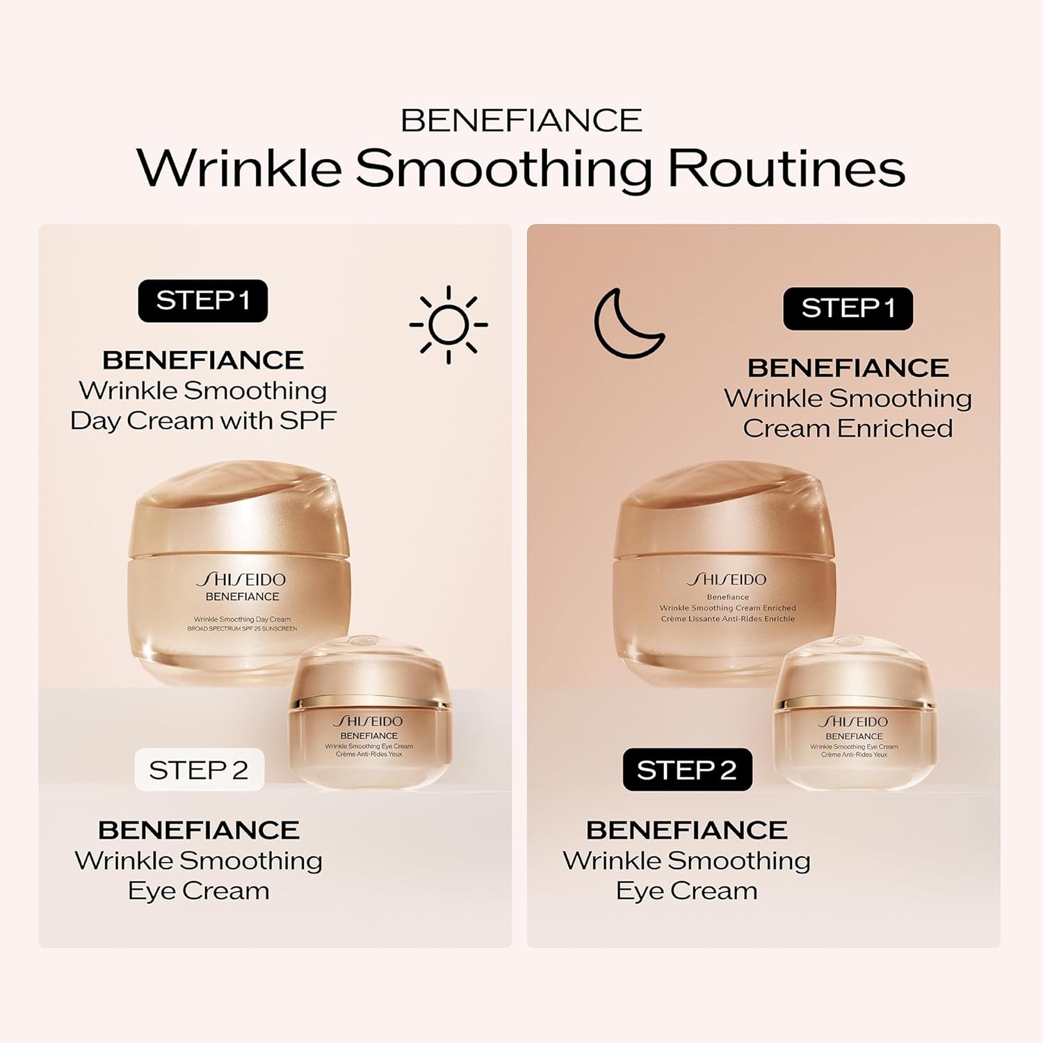 Shiseido Benefiance Wrinkle Smoothing Eye Cream - 15 mL - Visibly Improves Five Types of Eye Wrinkles, Dark Circles & Puffiness - 48-HR Hydration - All Skin Types - Non-Comedogenic