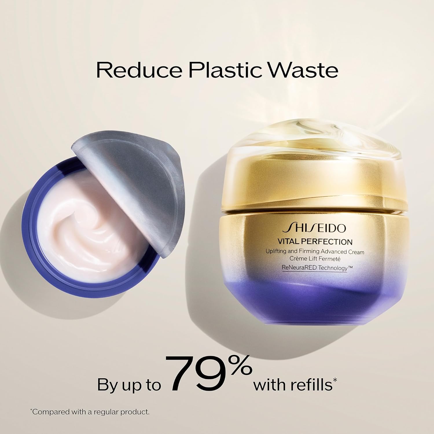Shiseido Vital Perfection Cream - Anti-Aging Moisturizer for Normal to Dry Skin - Visibly Lifts & Firms