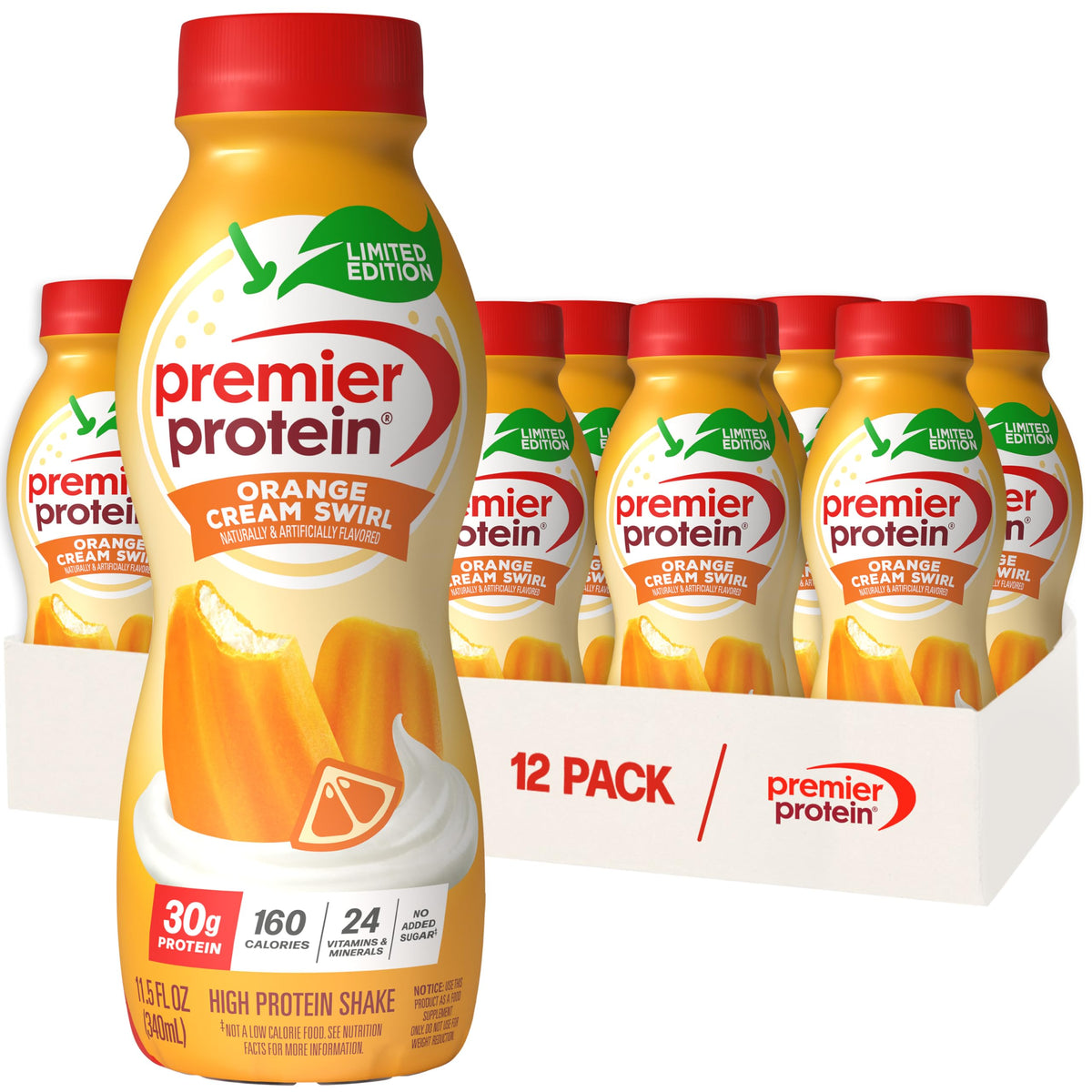 Premier Protein LIMITED EDITION 30g Shake, Lemon Bar, 12 Pack